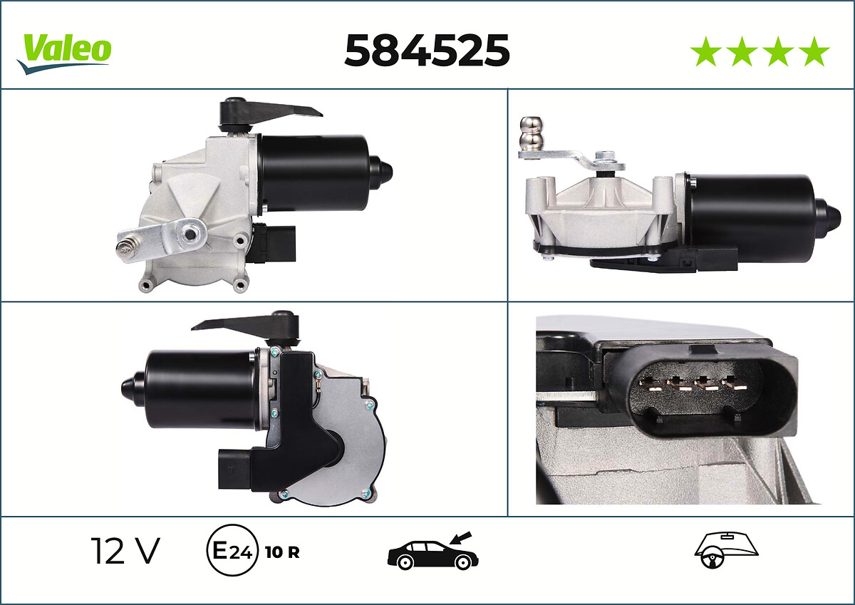Moteur d'essuie-glace VALEO 584525